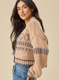 Laurna Fairisle Cardigan Detail 4 - TULLABEE