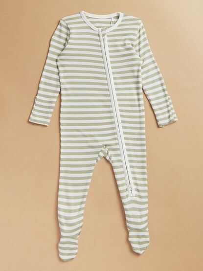 Adrian Striped Footie - TULLABEE