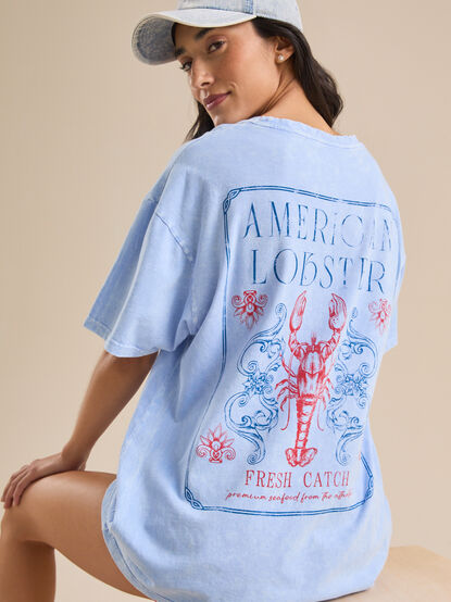 American Lobster Graphic Tee - TULLABEE