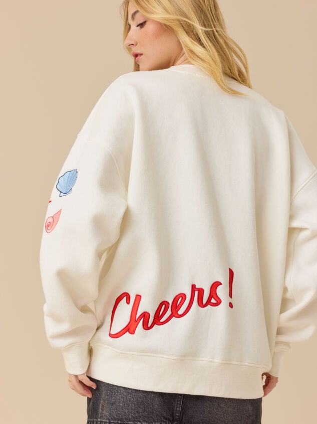 Cheers Lobster Pullover Detail 2 - TULLABEE