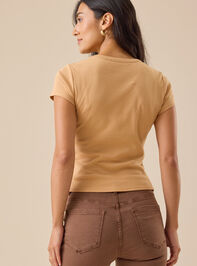 Wish Me Luck Baby Tee Detail 5 - TULLABEE
