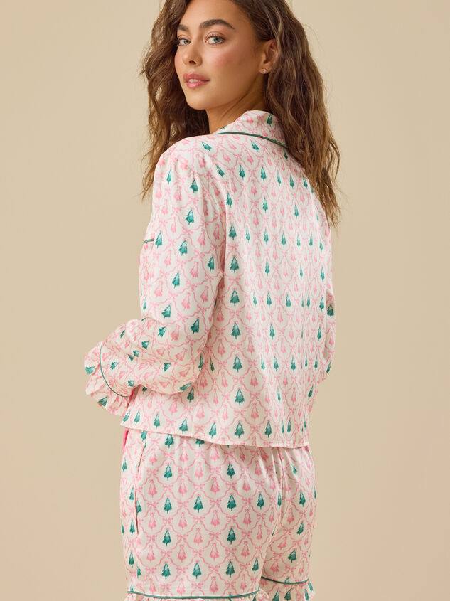 Zola Christmas Tree Sleep Top Detail 5 - TULLABEE