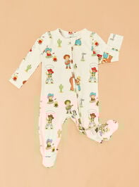 Vintage Cowboy Footie Detail 2 - TULLABEE