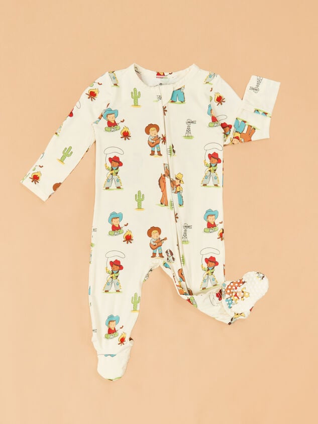 Vintage Cowboy Footie Detail 2 - TULLABEE