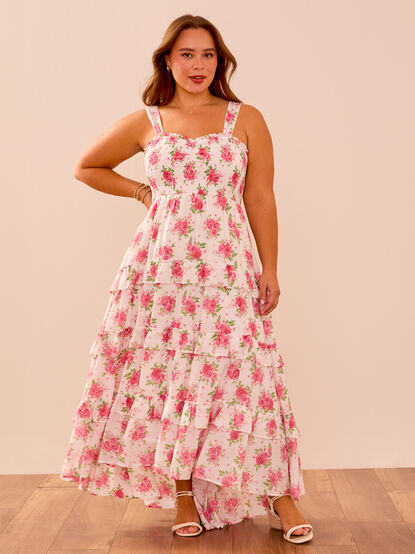 Kenzara Floral Maxi Dress - TULLABEE