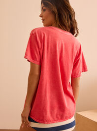 Coastal Cowgirl Oversized Tee Detail 4 - TULLABEE