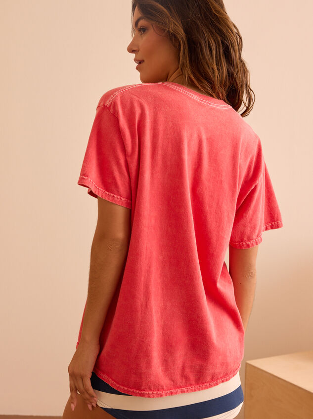Coastal Cowgirl Oversized Tee Detail 4 - TULLABEE