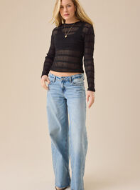 Bethie Lace Ruffle Top Detail 3 - TULLABEE