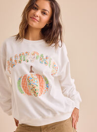 Pumpkin Patchwork Sweatshirt - TULLABEE
