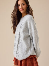 Halia Cable-Knit Sweater Detail 4 - TULLABEE