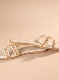 Enid Raffia Sandal Detail 3 - TULLABEE