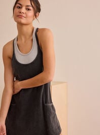 Hang Tough Mineral Wash Mini Dress - TULLABEE