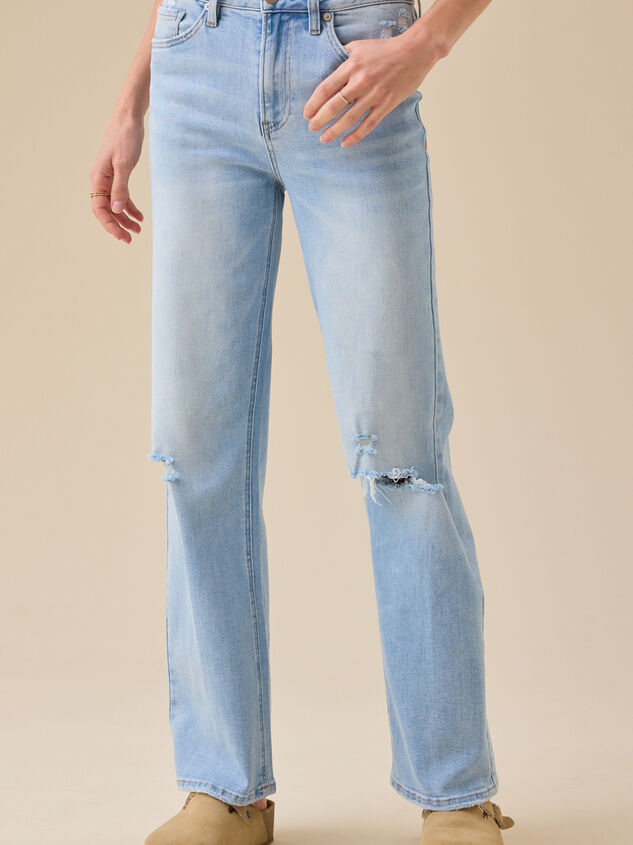 Cambrie Straight Leg Jeans Detail 2 - TULLABEE