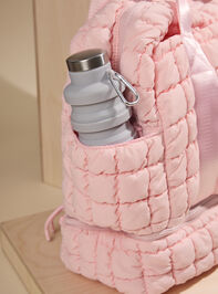 Carry On Quilted Tote Detail 2 - TULLABEE