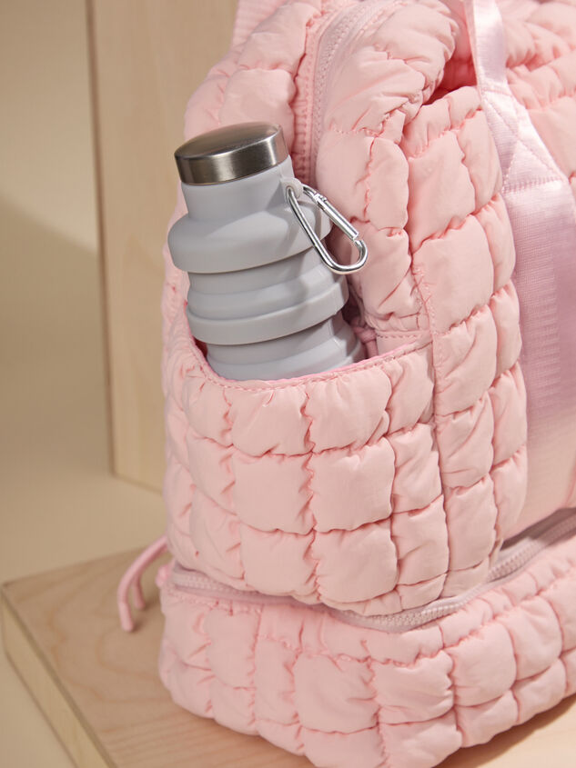 Carry On Quilted Tote Detail 2 - TULLABEE