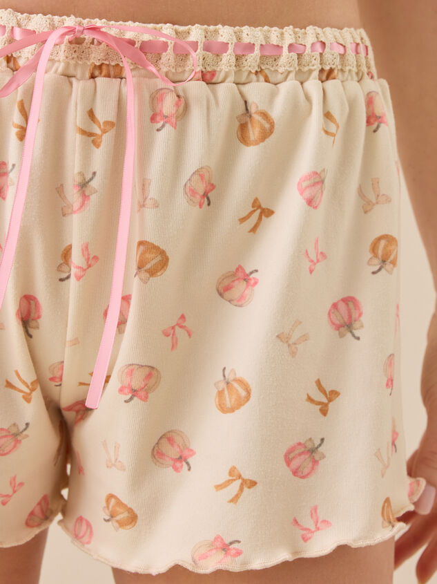 Lia Pumpkin Sleep Short Detail 3 - TULLABEE
