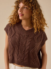 Rowlan Cable Knit Vest - TULLABEE