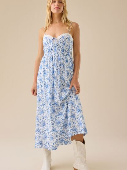 Sherly Floral Maxi Dress - TULLABEE
