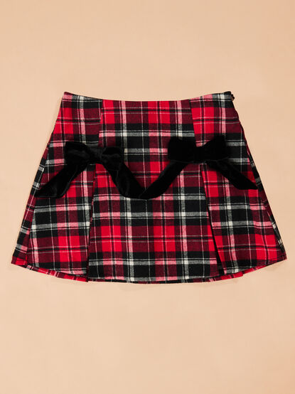Iris Plaid Youth Skirt - TULLABEE