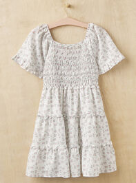Chloe Floral Mama Dress Detail 3 - TULLABEE