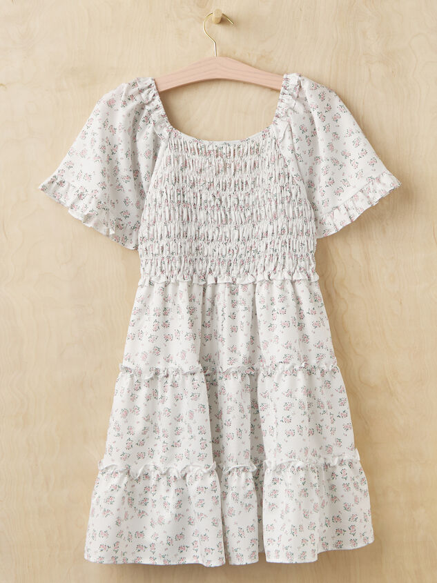 Chloe Floral Mama Dress Detail 3 - TULLABEE