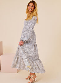 Nora Tiered Mama Dress Detail 3 - TULLABEE