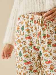 Cowboy Christmas Pant Detail 2 - TULLABEE
