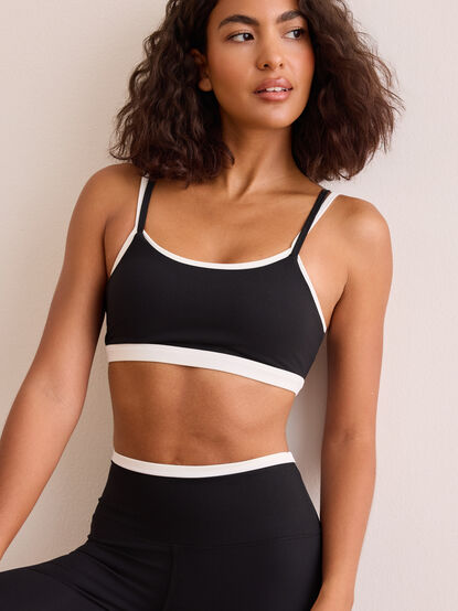 Power Pose Double Layer Sports Bra - TULLABEE