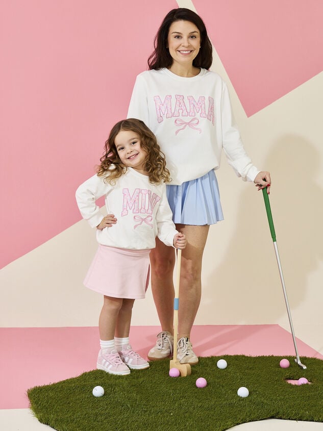 Lilly Bow Mama Sweatshirt - TULLABEE