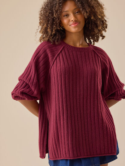 Gabby Ribbed Sweater - TULLABEE