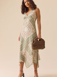 Leona Halter Patchwork Dress - TULLABEE