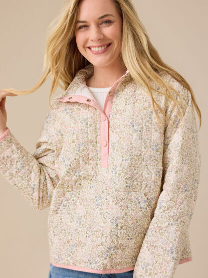 Cottage Quilted Pullover - TULLABEE