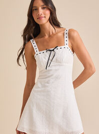 Brooklyn Eyelet Mini Dress - TULLABEE
