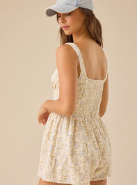 Lauren Floral Romper Detail 5 - TULLABEE