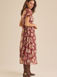 Karina Floral Maxi Dress Detail 3 - TULLABEE