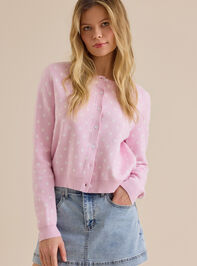 Eliana Dot Cardigan Detail 3 - TULLABEE