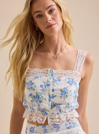Kaicy Lace Tank Top Detail 2 - TULLABEE