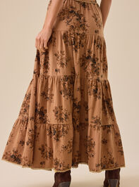 Matilda Floral Tier Midi Set Detail 5 - TULLABEE