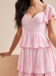 Roxanne Layered Maxi Dress Detail 3 - TULLABEE