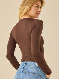 Campbell Seamless High Neck Top Detail 5 - TULLABEE