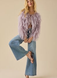 Haley Long Sleeve Ruffle Top - TULLABEE