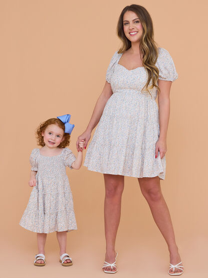 Adaline Floral Mama Dress - TULLABEE