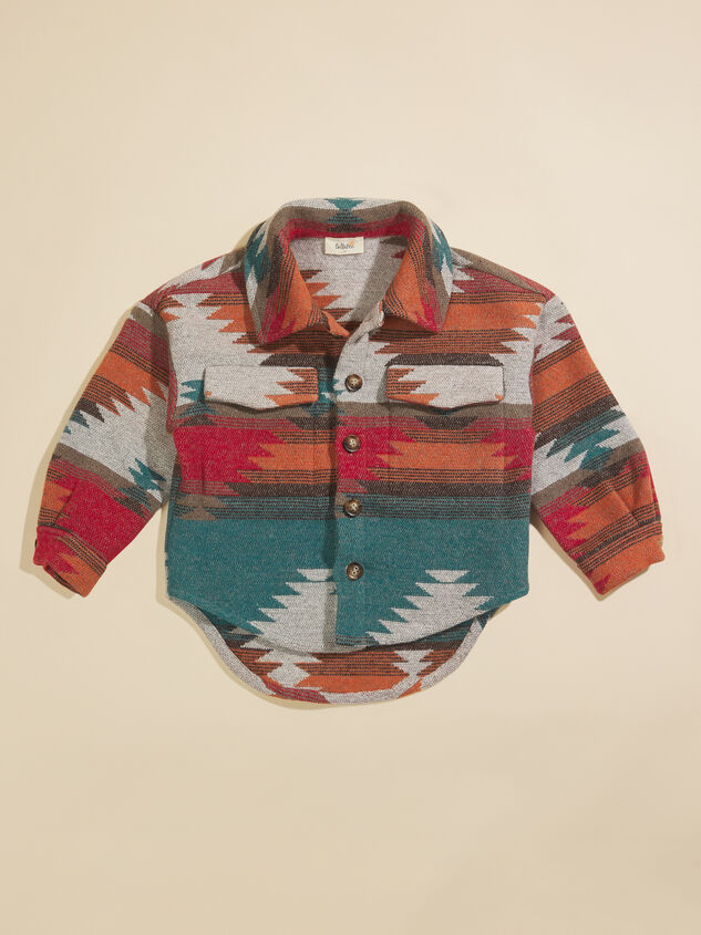 Beth Aztec Shacket Detail 2 - TULLABEE