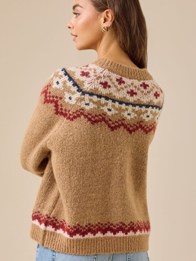 Alessandra Toggle Cardigan Detail 5 - TULLABEE