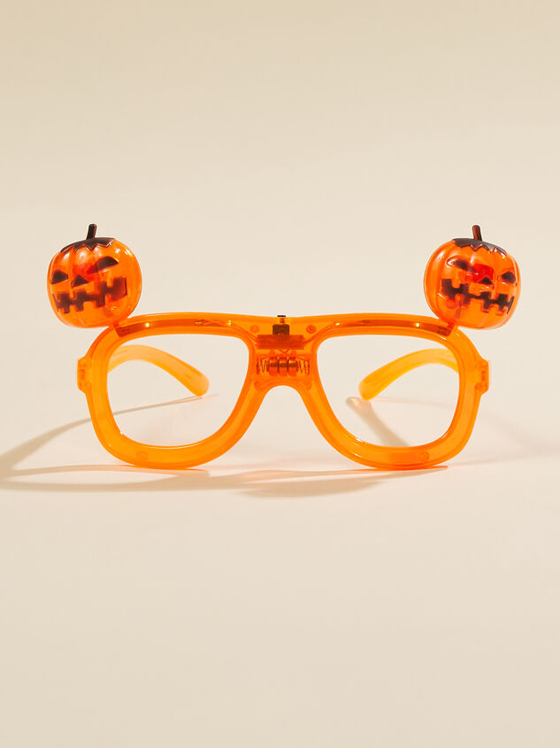 Light Up Pumpkin Glasses by MudPie - TULLABEE