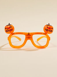 Light Up Pumpkin Glasses by MudPie - TULLABEE