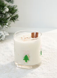 Pink Bows And Pines Juice Glass Detail 3 - TULLABEE