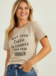 Strong Coffee Graphic Tee - TULLABEE