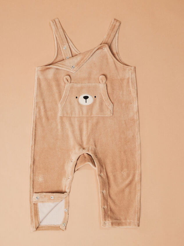 Brother Bear Velour Overall Detail 4 - TULLABEE