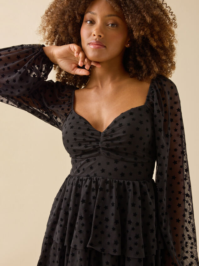 Gigi Star Mini Dress Detail 3 - TULLABEE